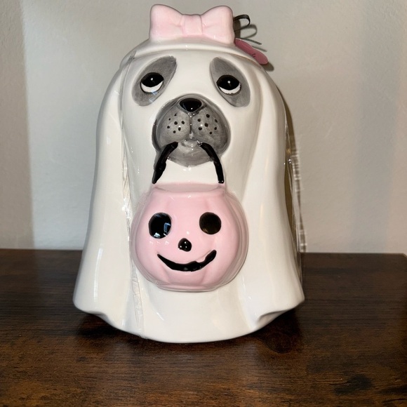 Other - Creepy Critters Dog Ghost with pink bow and basket